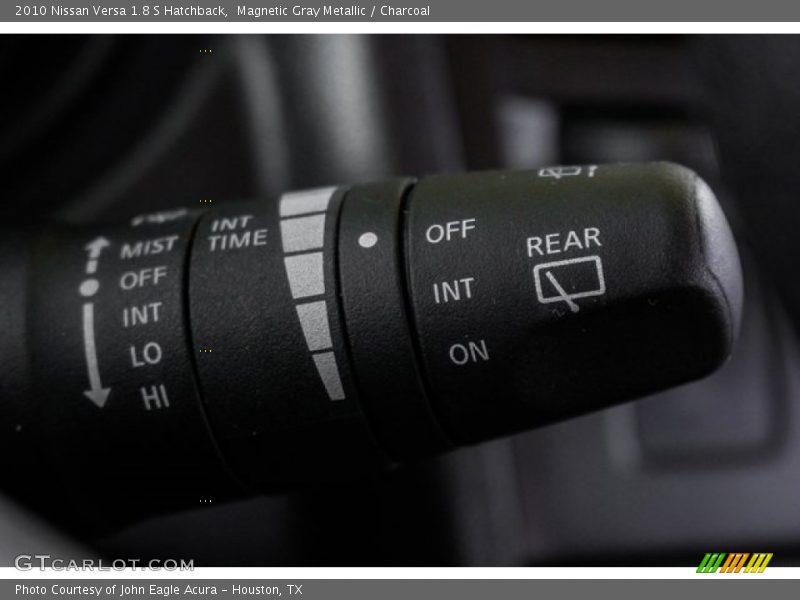 Magnetic Gray Metallic / Charcoal 2010 Nissan Versa 1.8 S Hatchback