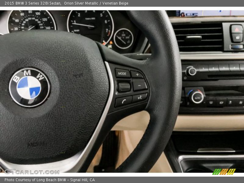 Orion Silver Metallic / Venetian Beige 2015 BMW 3 Series 328i Sedan