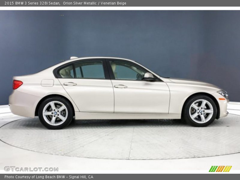Orion Silver Metallic / Venetian Beige 2015 BMW 3 Series 328i Sedan