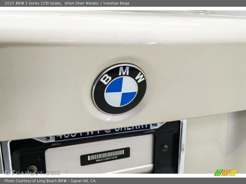 Orion Silver Metallic / Venetian Beige 2015 BMW 3 Series 328i Sedan