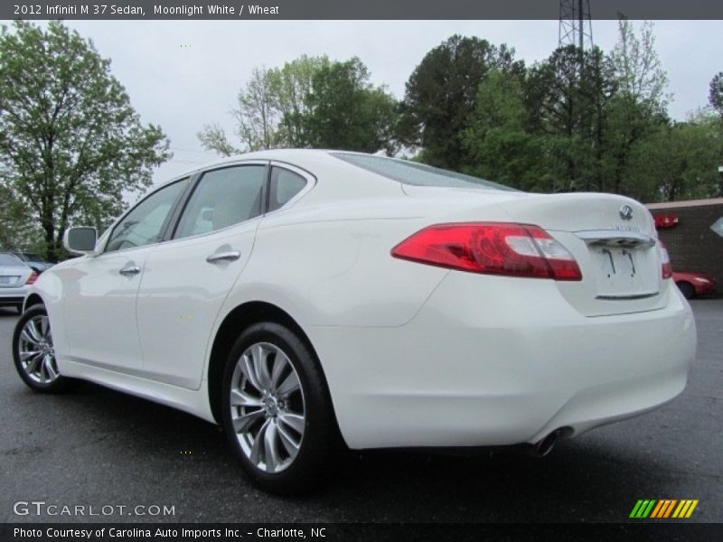Moonlight White / Wheat 2012 Infiniti M 37 Sedan