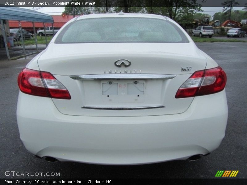 Moonlight White / Wheat 2012 Infiniti M 37 Sedan