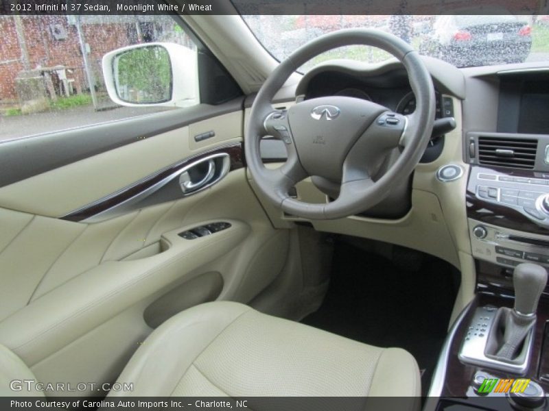 Moonlight White / Wheat 2012 Infiniti M 37 Sedan