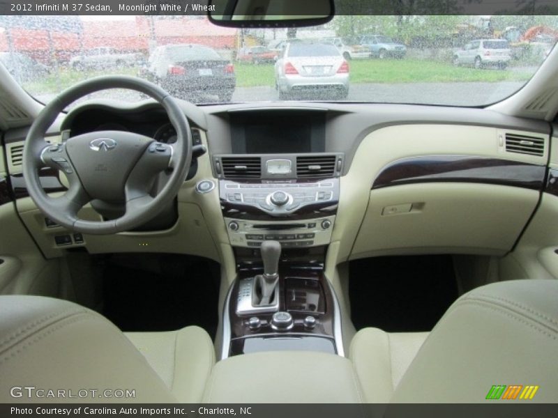 Moonlight White / Wheat 2012 Infiniti M 37 Sedan