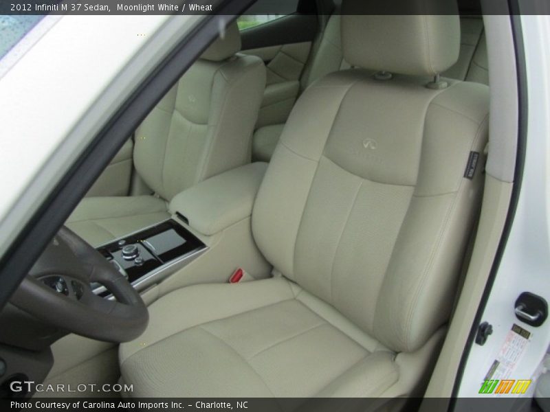 Moonlight White / Wheat 2012 Infiniti M 37 Sedan