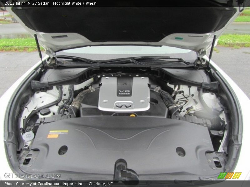 Moonlight White / Wheat 2012 Infiniti M 37 Sedan