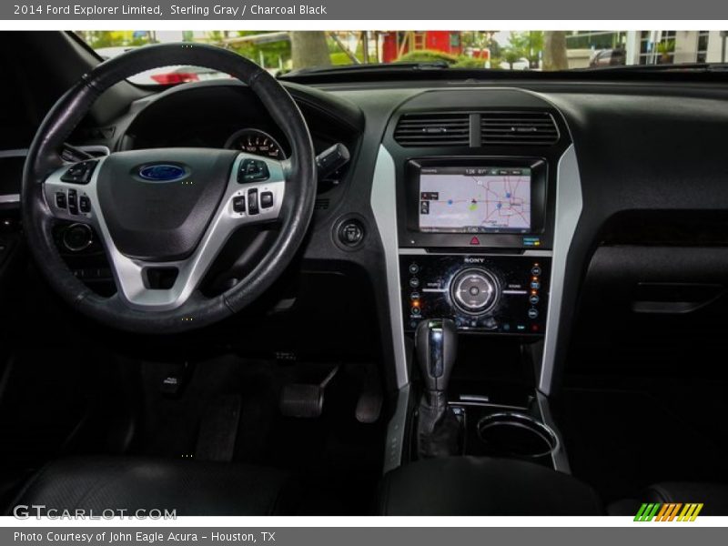Sterling Gray / Charcoal Black 2014 Ford Explorer Limited