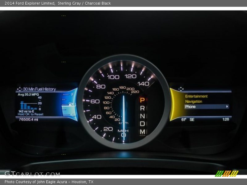 Sterling Gray / Charcoal Black 2014 Ford Explorer Limited