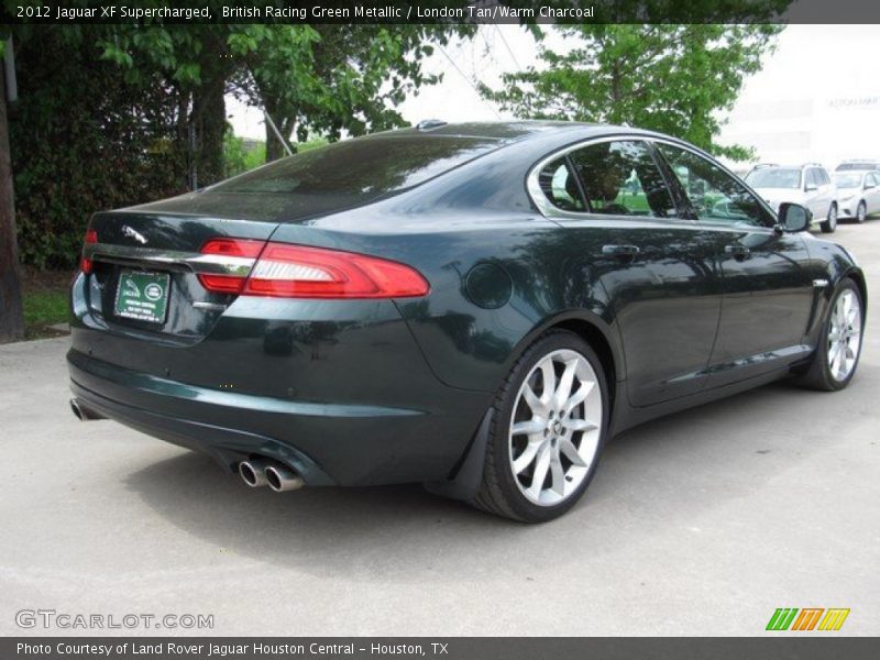 British Racing Green Metallic / London Tan/Warm Charcoal 2012 Jaguar XF Supercharged