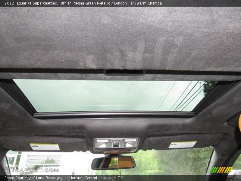 British Racing Green Metallic / London Tan/Warm Charcoal 2012 Jaguar XF Supercharged