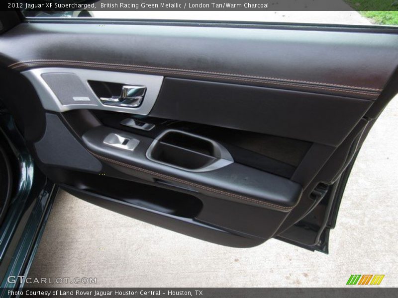 British Racing Green Metallic / London Tan/Warm Charcoal 2012 Jaguar XF Supercharged