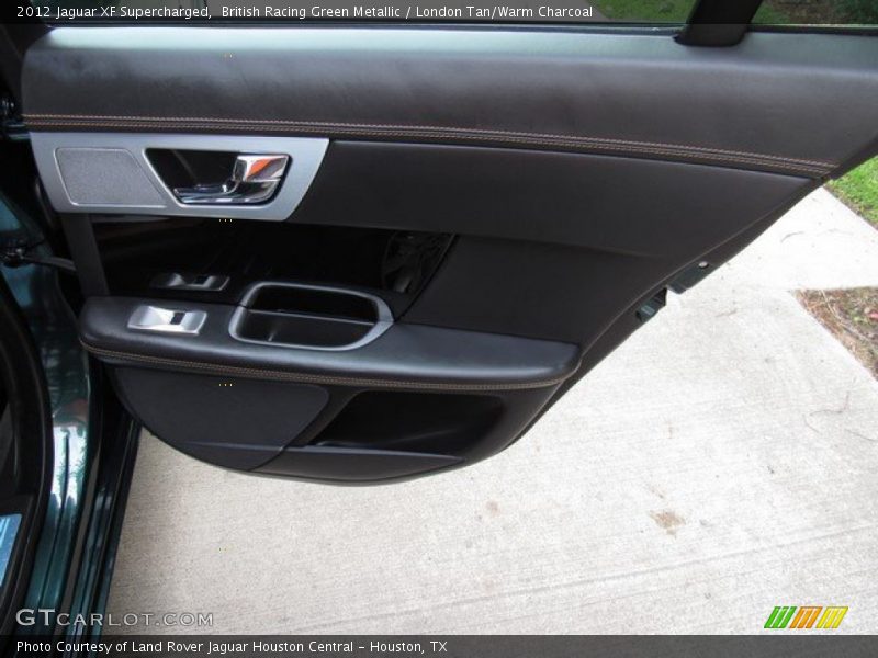 British Racing Green Metallic / London Tan/Warm Charcoal 2012 Jaguar XF Supercharged