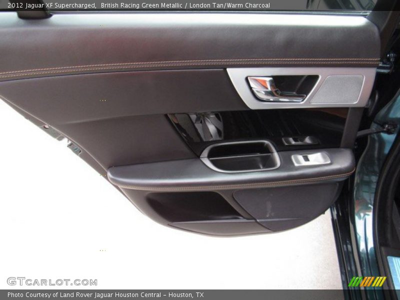 British Racing Green Metallic / London Tan/Warm Charcoal 2012 Jaguar XF Supercharged