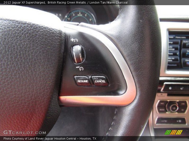 British Racing Green Metallic / London Tan/Warm Charcoal 2012 Jaguar XF Supercharged