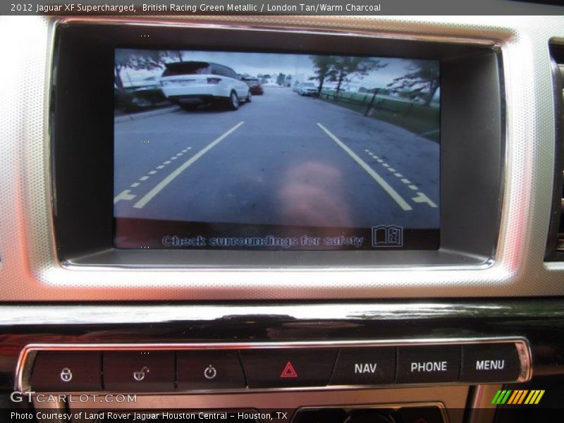 British Racing Green Metallic / London Tan/Warm Charcoal 2012 Jaguar XF Supercharged