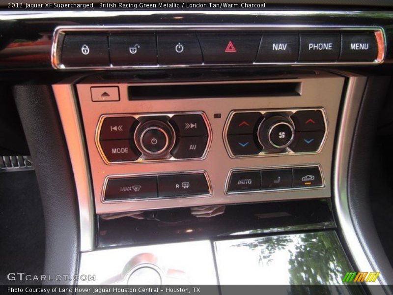 British Racing Green Metallic / London Tan/Warm Charcoal 2012 Jaguar XF Supercharged