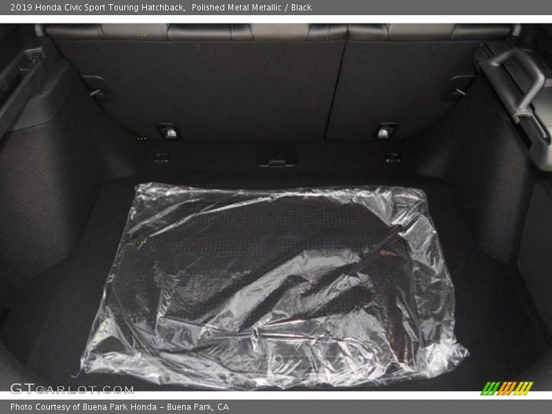 Polished Metal Metallic / Black 2019 Honda Civic Sport Touring Hatchback