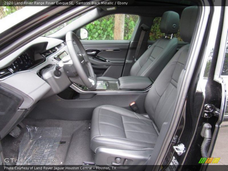  2020 Range Rover Evoque SE Ebony Interior