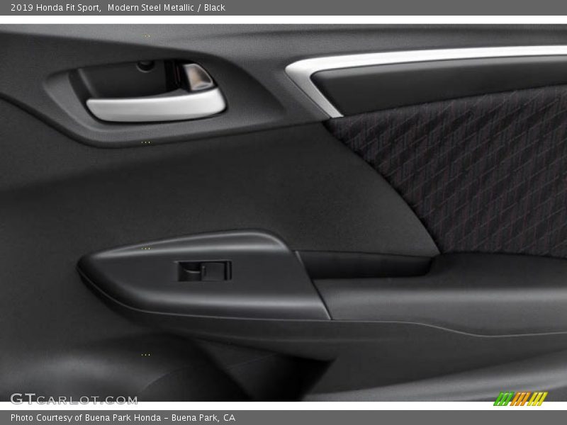 Modern Steel Metallic / Black 2019 Honda Fit Sport