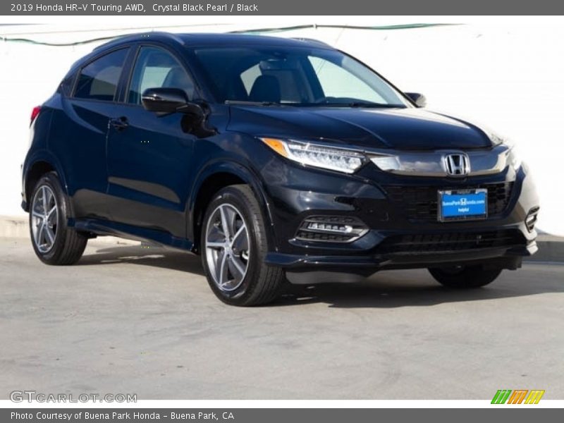 Crystal Black Pearl / Black 2019 Honda HR-V Touring AWD