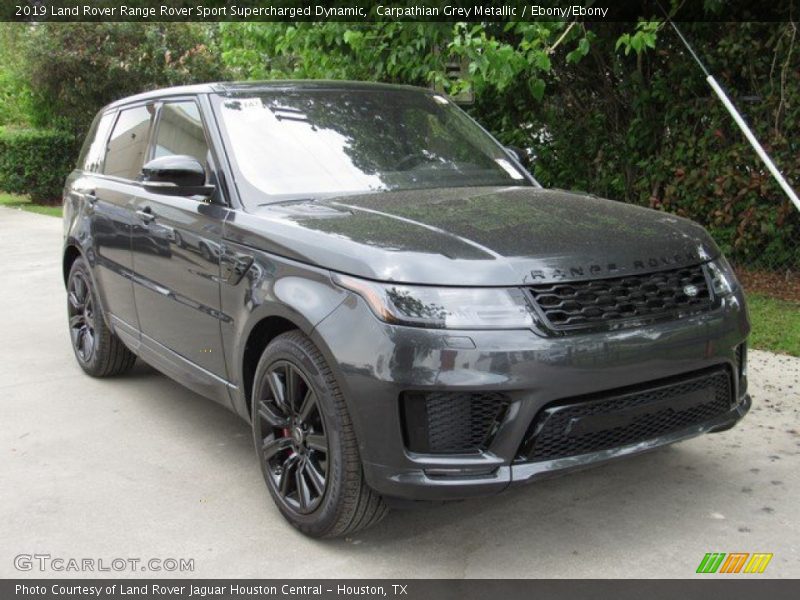 Carpathian Grey Metallic / Ebony/Ebony 2019 Land Rover Range Rover Sport Supercharged Dynamic