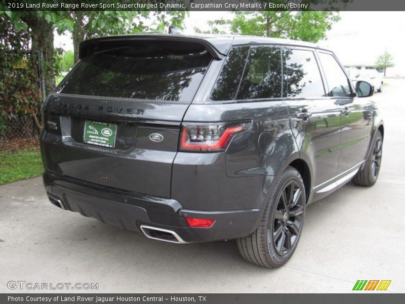 Carpathian Grey Metallic / Ebony/Ebony 2019 Land Rover Range Rover Sport Supercharged Dynamic