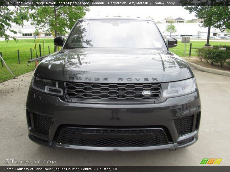 Carpathian Grey Metallic / Ebony/Ebony 2019 Land Rover Range Rover Sport Supercharged Dynamic