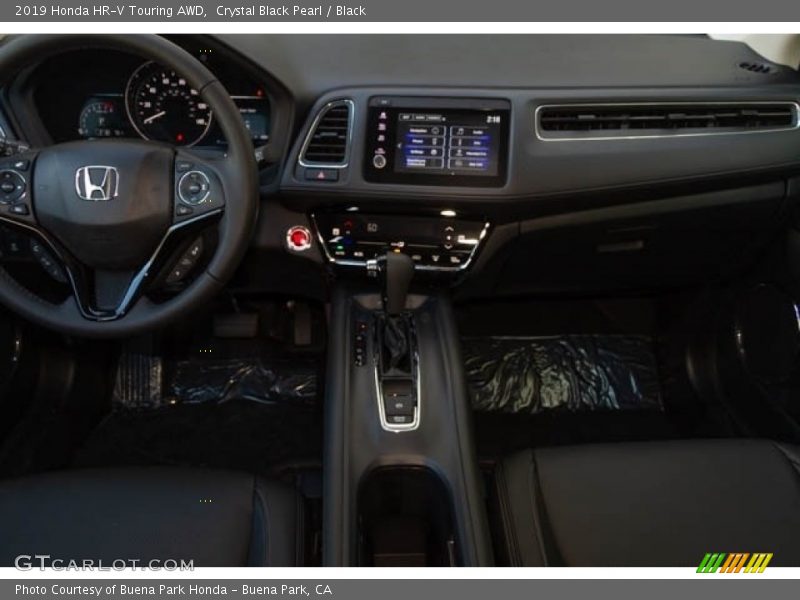 Crystal Black Pearl / Black 2019 Honda HR-V Touring AWD