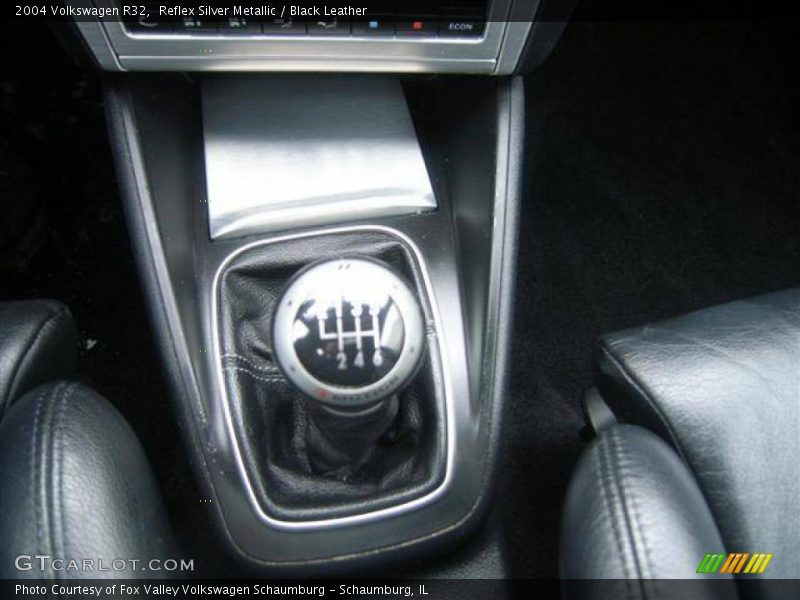 Reflex Silver Metallic / Black Leather 2004 Volkswagen R32