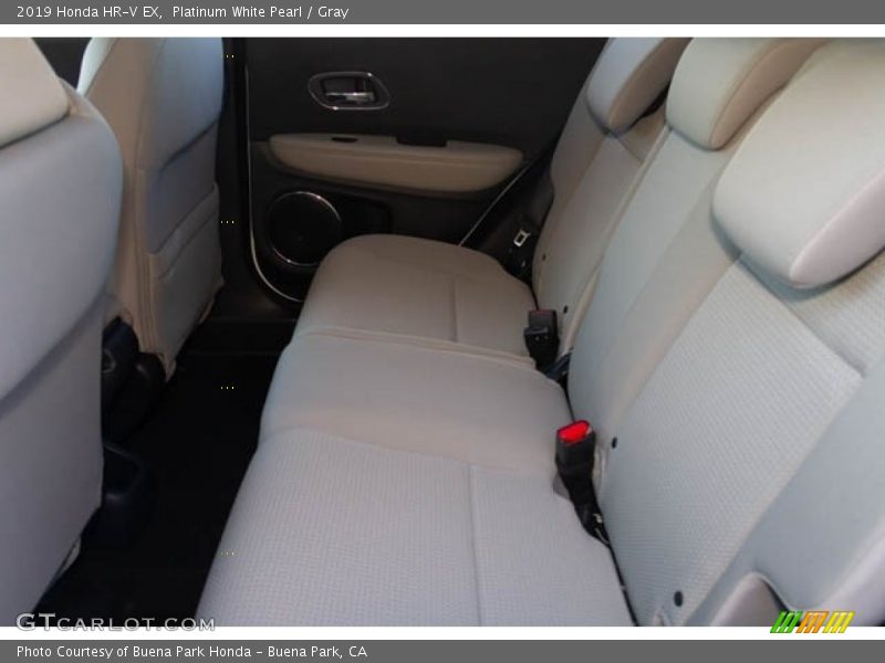 Platinum White Pearl / Gray 2019 Honda HR-V EX