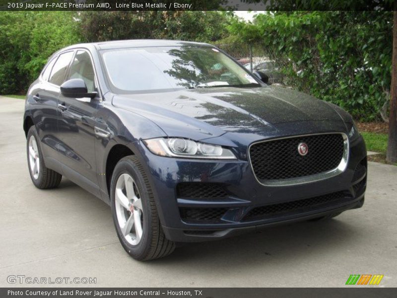 Loire Blue Metallic / Ebony 2019 Jaguar F-PACE Premium AWD