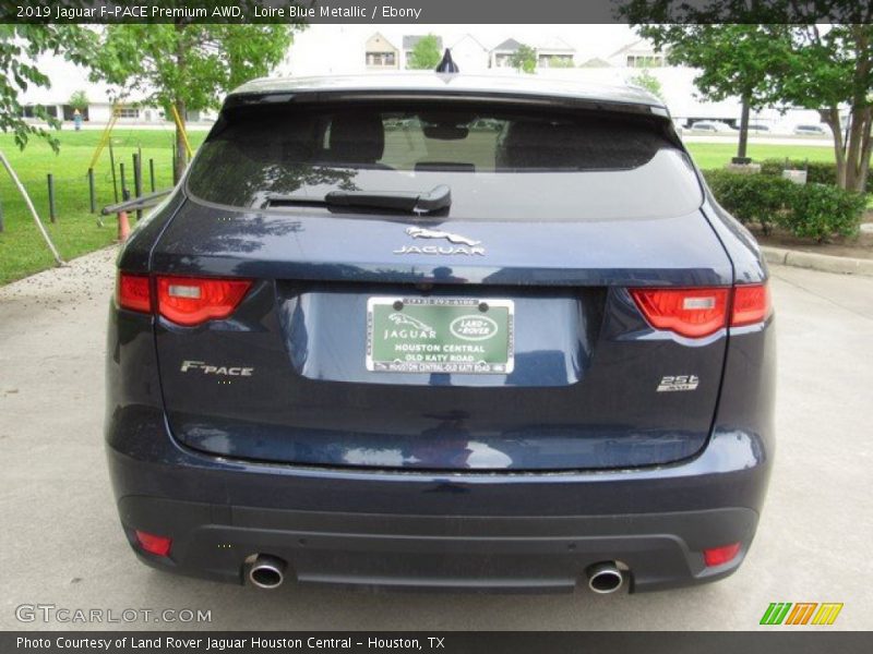 Loire Blue Metallic / Ebony 2019 Jaguar F-PACE Premium AWD