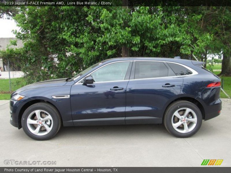 Loire Blue Metallic / Ebony 2019 Jaguar F-PACE Premium AWD