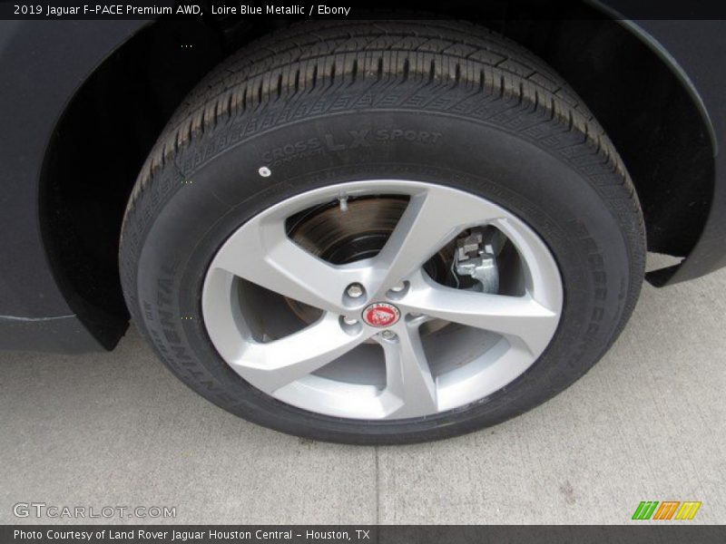 Loire Blue Metallic / Ebony 2019 Jaguar F-PACE Premium AWD