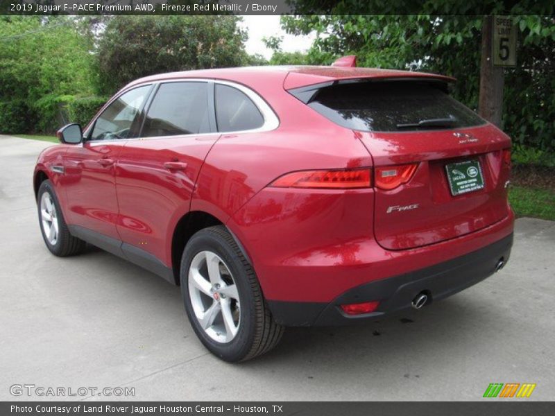 Firenze Red Metallic / Ebony 2019 Jaguar F-PACE Premium AWD