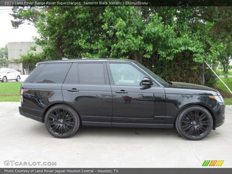 Santorini Black Metallic / Ebony/Ebony 2019 Land Rover Range Rover Supercharged