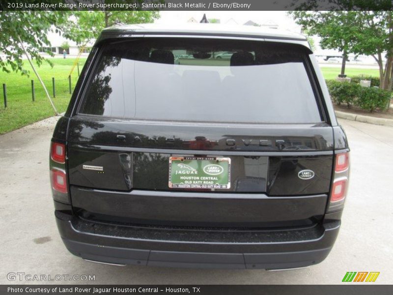 Santorini Black Metallic / Ebony/Ebony 2019 Land Rover Range Rover Supercharged