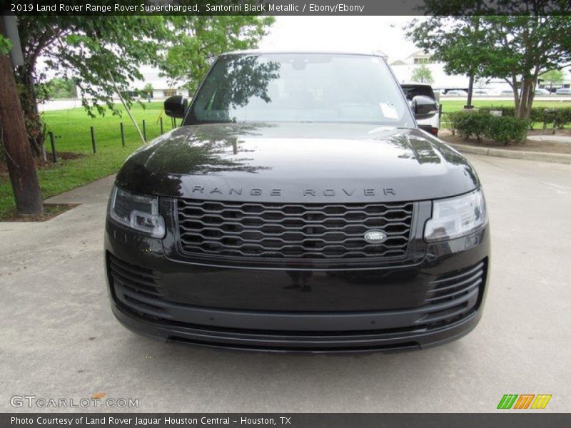 Santorini Black Metallic / Ebony/Ebony 2019 Land Rover Range Rover Supercharged
