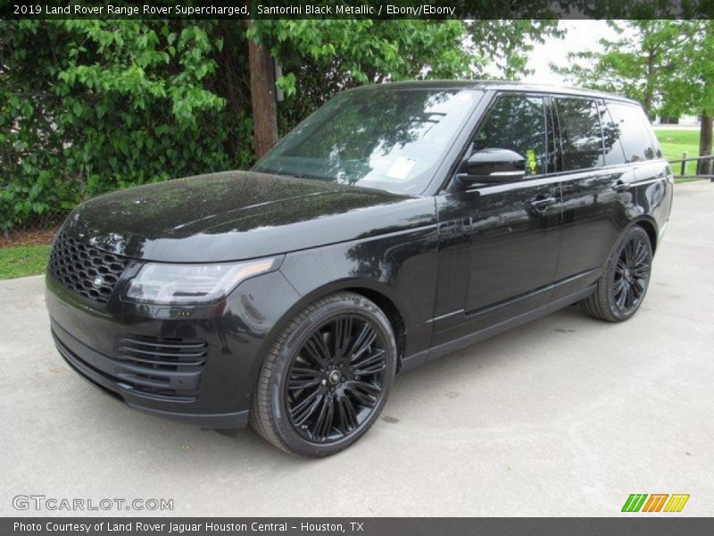 Santorini Black Metallic / Ebony/Ebony 2019 Land Rover Range Rover Supercharged