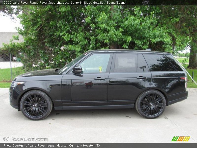 Santorini Black Metallic / Ebony/Ebony 2019 Land Rover Range Rover Supercharged