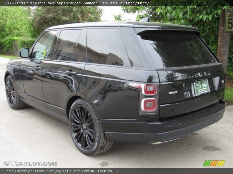 Santorini Black Metallic / Ebony/Ebony 2019 Land Rover Range Rover Supercharged