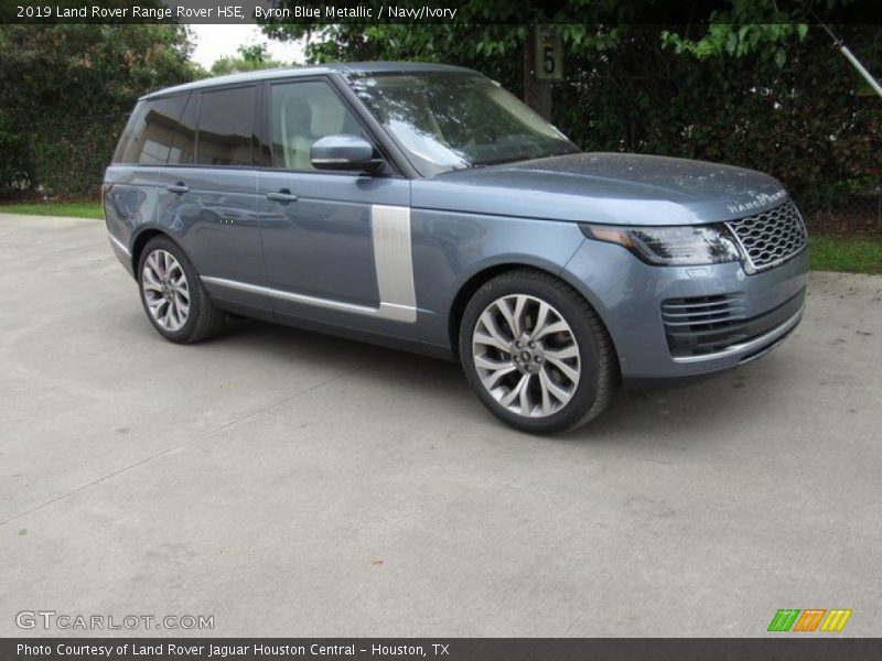 Byron Blue Metallic / Navy/Ivory 2019 Land Rover Range Rover HSE