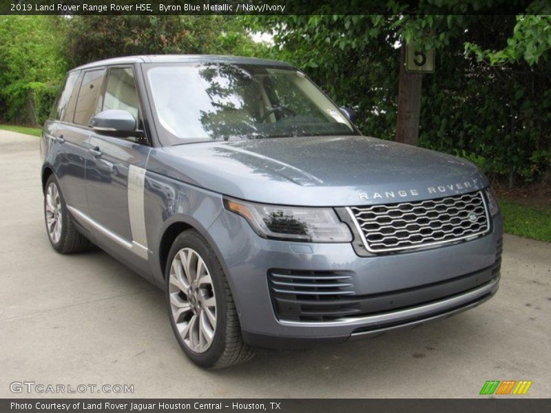 Byron Blue Metallic / Navy/Ivory 2019 Land Rover Range Rover HSE