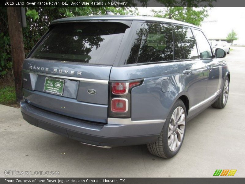 Byron Blue Metallic / Navy/Ivory 2019 Land Rover Range Rover HSE
