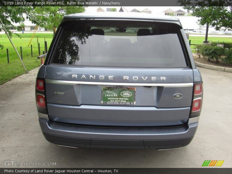 Byron Blue Metallic / Navy/Ivory 2019 Land Rover Range Rover HSE