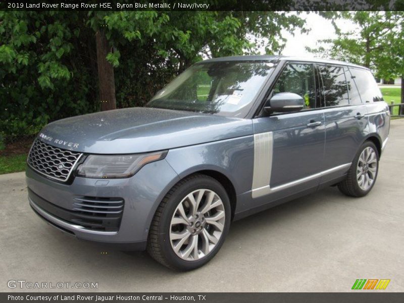 Byron Blue Metallic / Navy/Ivory 2019 Land Rover Range Rover HSE