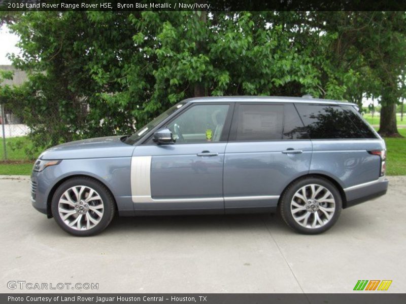 Byron Blue Metallic / Navy/Ivory 2019 Land Rover Range Rover HSE