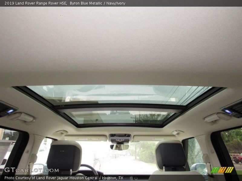 Byron Blue Metallic / Navy/Ivory 2019 Land Rover Range Rover HSE