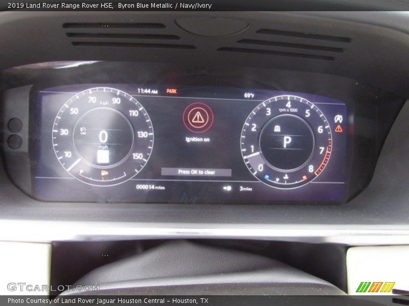 Byron Blue Metallic / Navy/Ivory 2019 Land Rover Range Rover HSE