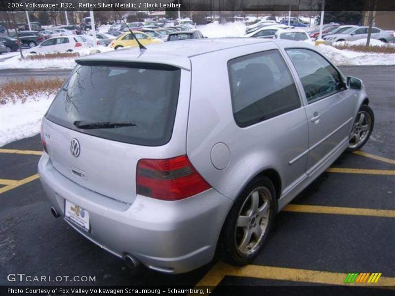 Reflex Silver Metallic / Black Leather 2004 Volkswagen R32